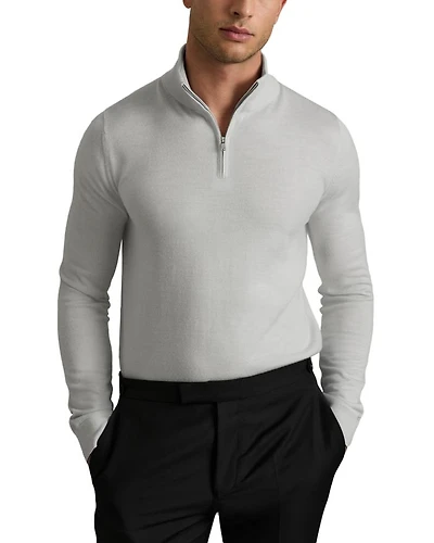 Blackhall Quarter Zip Merino Wool Sweater