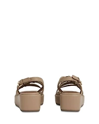 Women's Knotted Strappy Flatform Sandals
