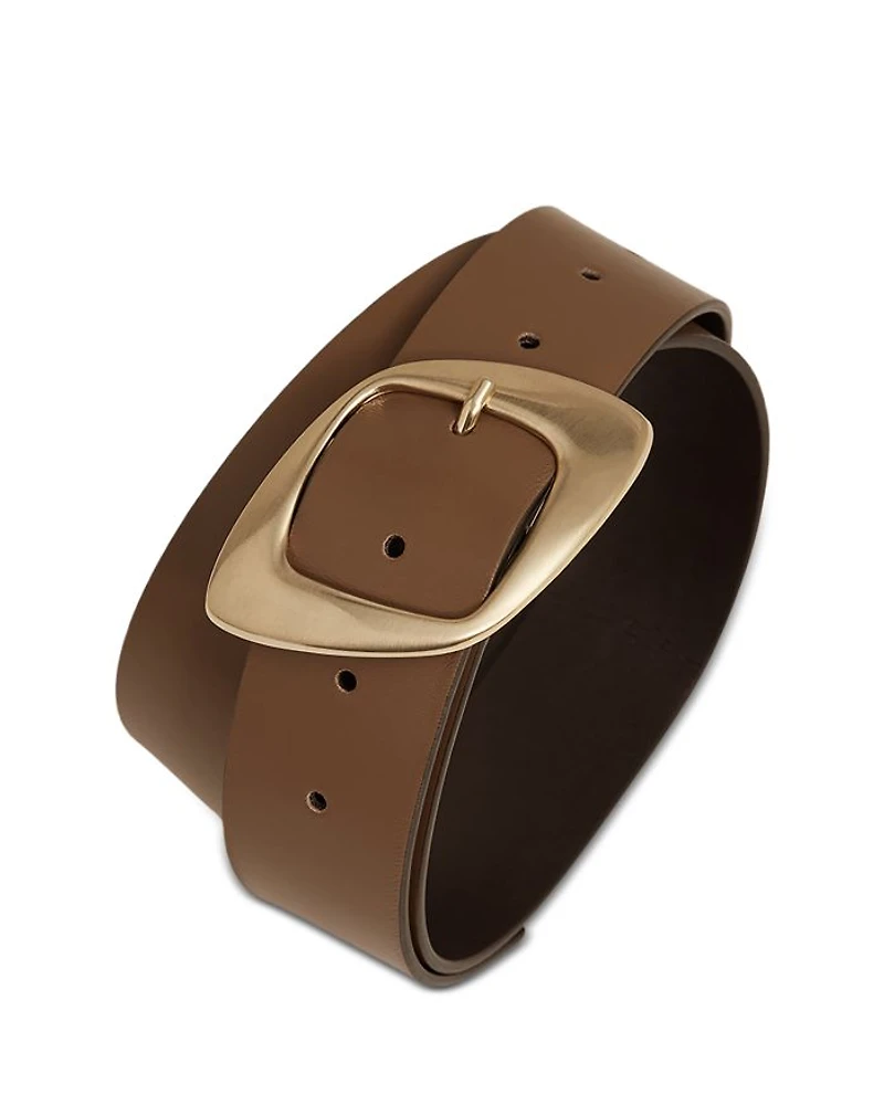Round Buckle Jeans Belt