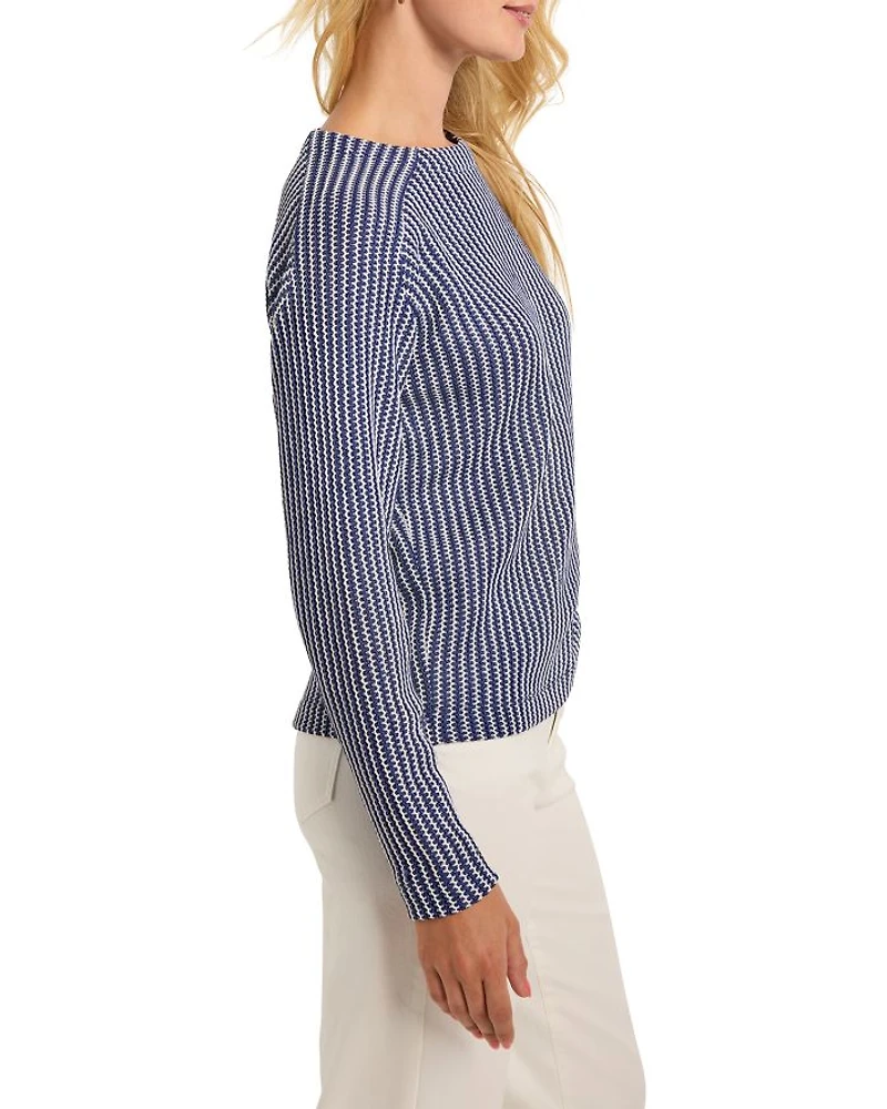 Zig Zag Striped Sweater