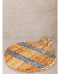 Mandawa Charcuterie Board, Gray 19"