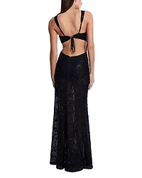 Embellished Cutout Gown