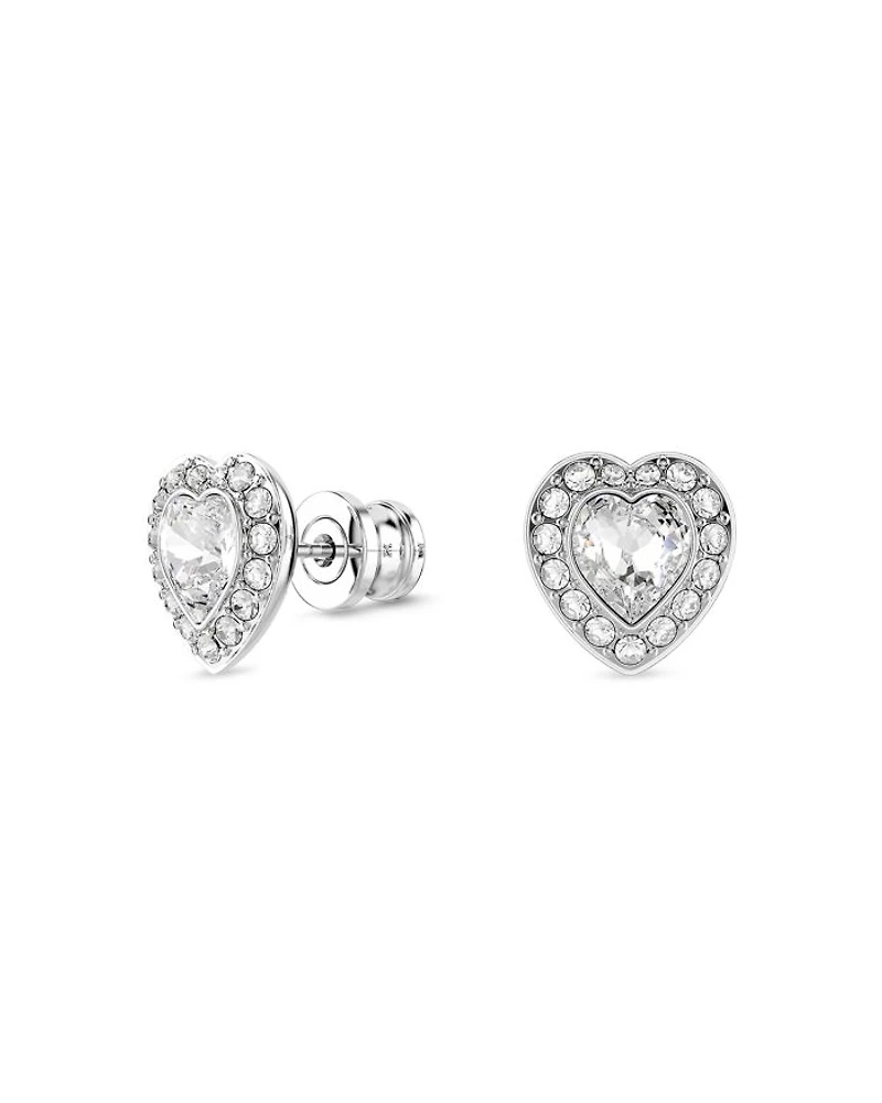 Ariana Grande Crystal Heart Halo Stud Earrings