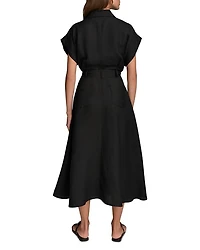 Belted Midi Dress