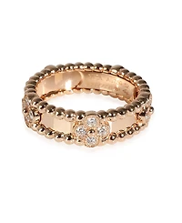Pre-Owned Van Cleef & Arpels Perlee 18k Rose Gold Ring