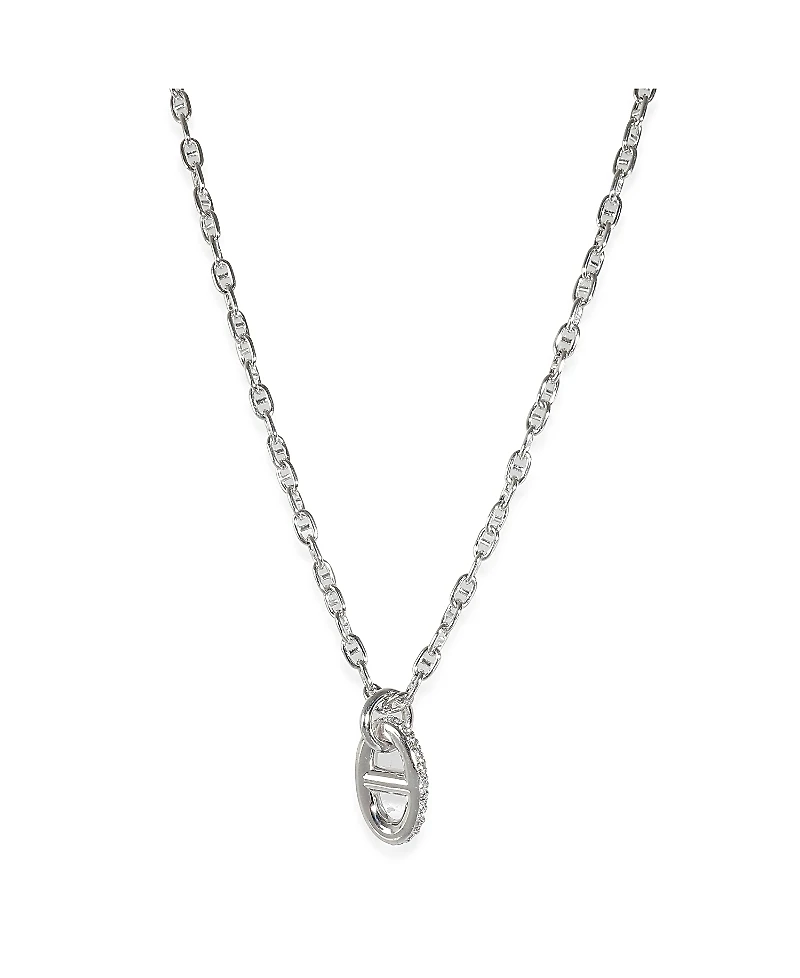 Pre-Owned HERMES Farandole 18K White Gold Pendant