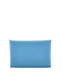 Pre-Owned Hermes  Calvi Duo Card Holder Verso Epsom