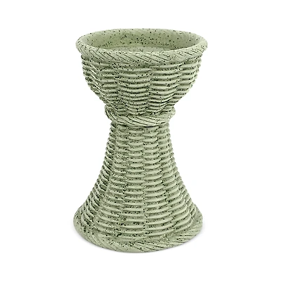Vietri Casa Gray Medium Candle Stick