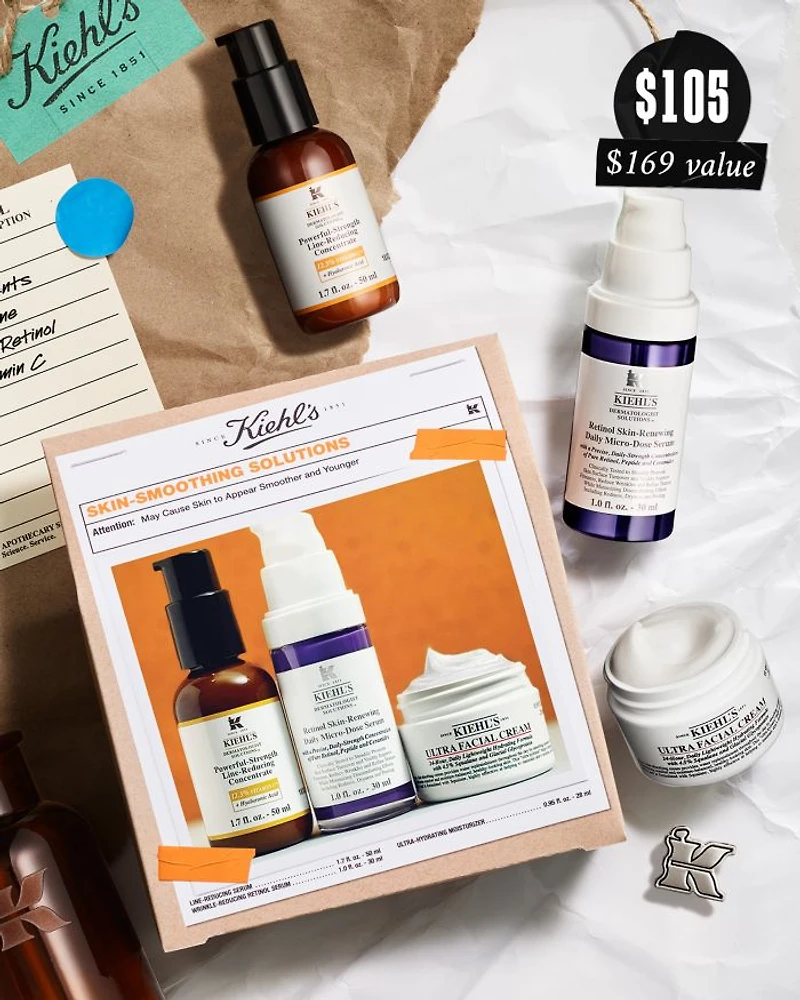 Kiehl's Since 1851 Skin Smoothing Solutions Gift Set ($169 value)