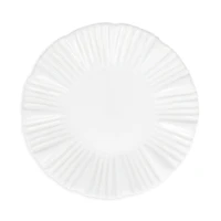 Vietri Bari White Cocktail Plate