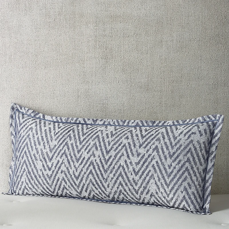 Hudson Park Collection Distressed Chevron Decorative Pillow, 14 x 36 - Exclusive