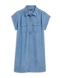 Chambray Shirtdress