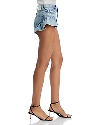The Ruffle Bloomer Denim Shorts