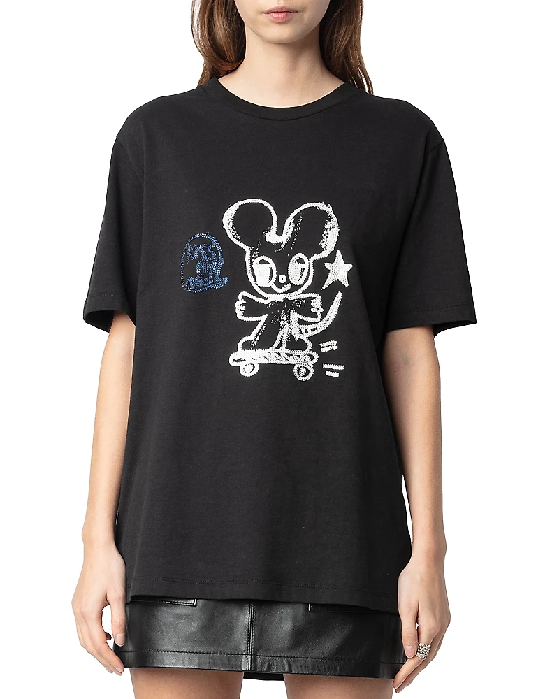Zadig & Voltaire Edwin Happy Mouse Tee