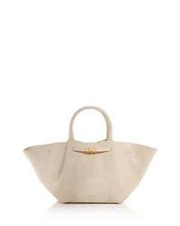 The Mini New York Embossed Leather Tote
