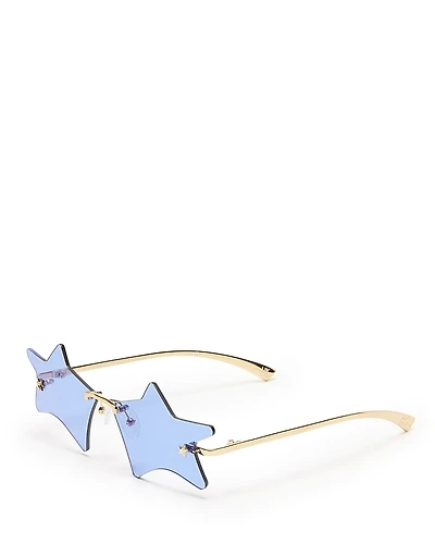 Le Specs Twinkle Star Sunglasses, 65mm