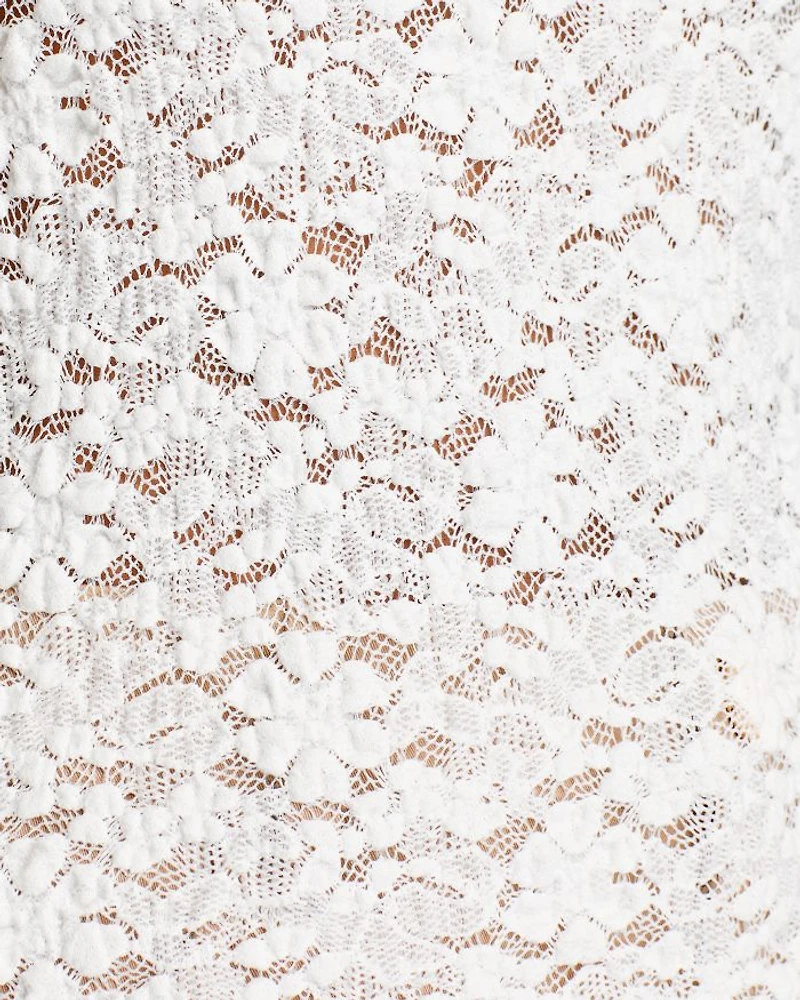 Puckered Lace Top - Exclusive