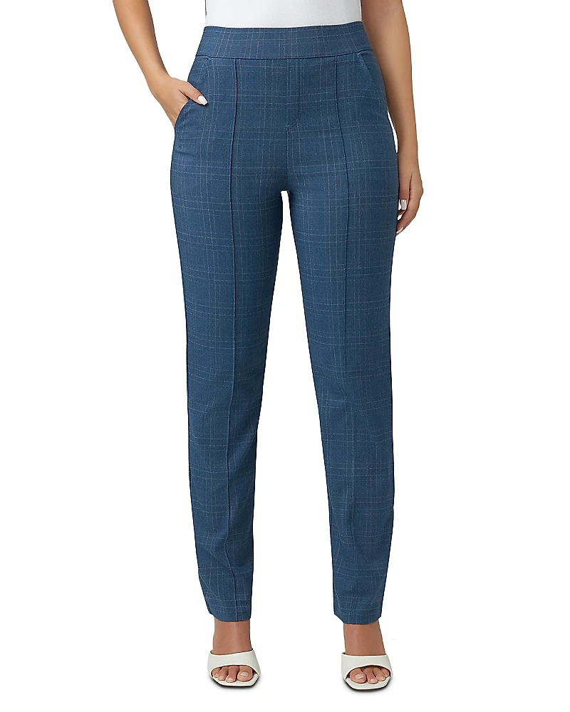 Hue Windowpane Classic Pull On Trousers