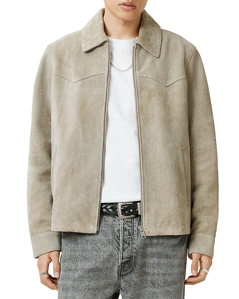 Allsaints Tacoma Relaxed Suede Jacket