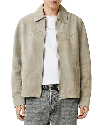 Allsaints Tacoma Relaxed Suede Jacket