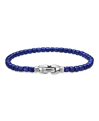 Men's Spiritual Beads Cushion Bracelet with Lapis Lazuli