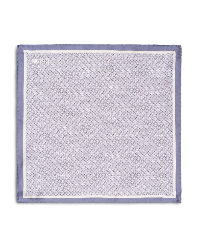 Geometric Silk Pocket Square