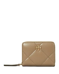 Tory Burch Small Kira Diamond Quilt Zip Around Wallet