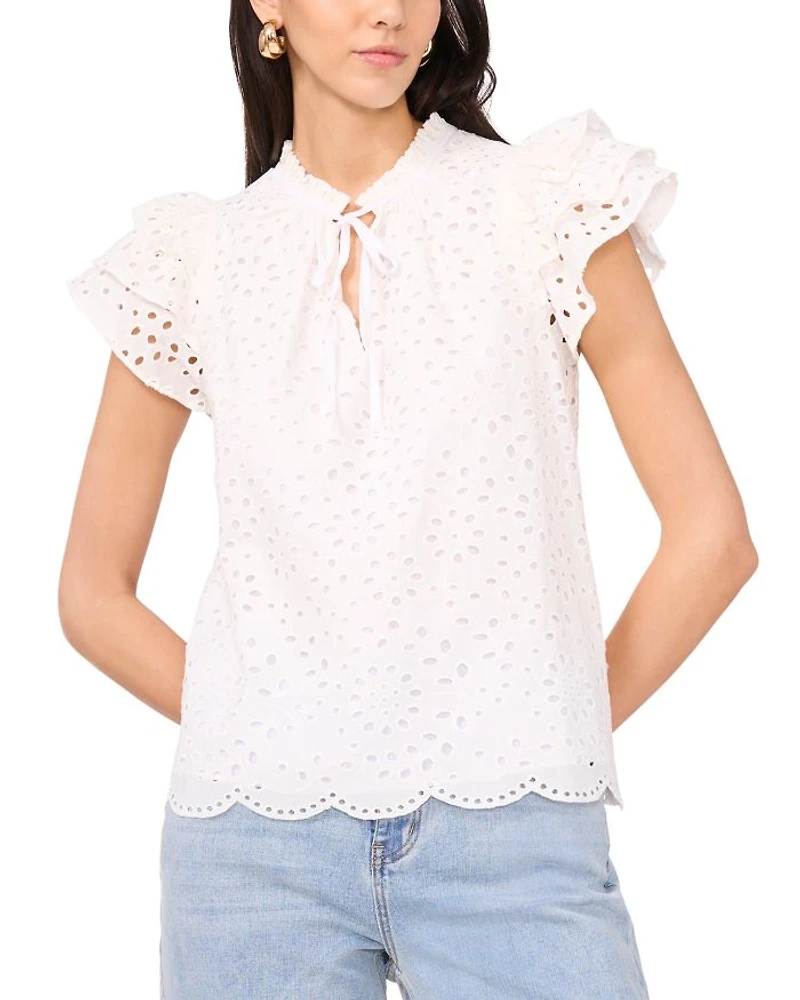 Flutter Sleeve Blouse