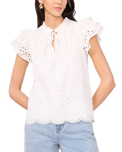 Flutter Sleeve Blouse