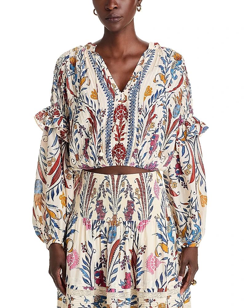 Farm Rio Romantic Lightness Blouse