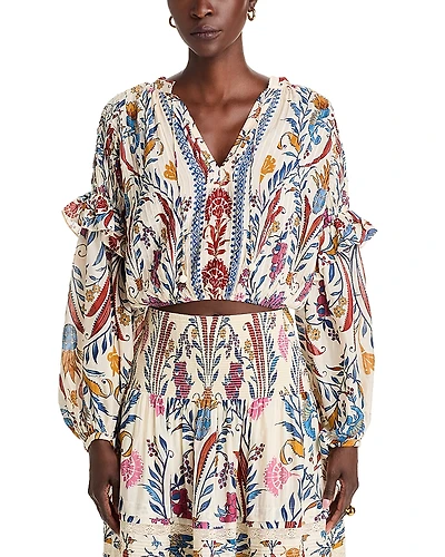 Farm Rio Romantic Lightness Blouse