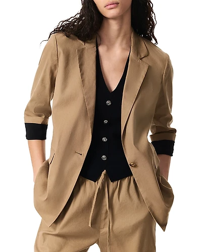 rag & bone Jennie Contrast Cuff Blazer