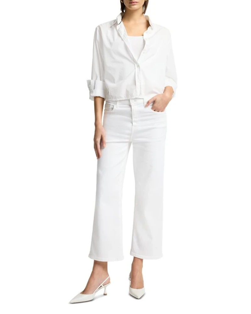 Cropped Alexa High Rise Jeans Soleil