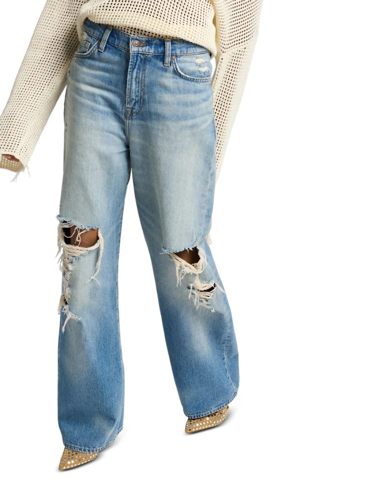 Scout Low Slung Wide Leg Jeans Copper