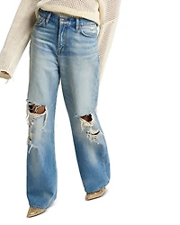 Scout Low Slung Wide Leg Jeans Copper