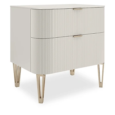 Caracole True Love 26 Nightstand, Matte Pearl