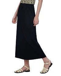 Satin A Line Skirt