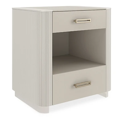 Caracole Love-ly! 25 Nightstand, Matte Pearl