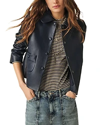 ba & sh Milos Leather Jacket