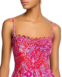 Paisley Scarf Maxi Dress