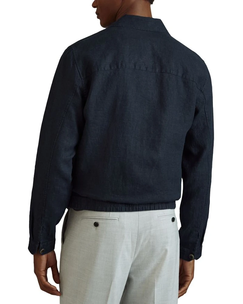 Oversized Fit Cadiz Linen Overshirt