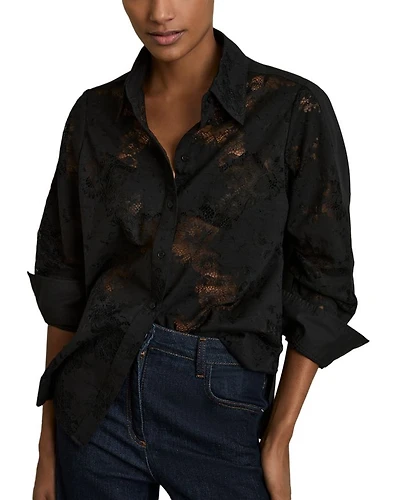Lace Front Shirt