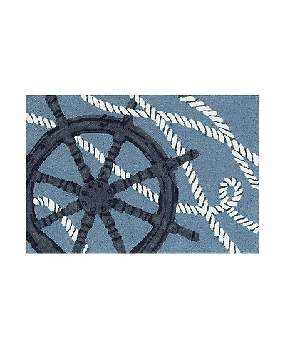Liora Manne Frontporch Captain's Wheel Area Rug