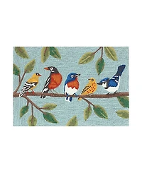 Liora Manne Frontporch Birds On A Branch Area Rug, 1'8 x 2'6