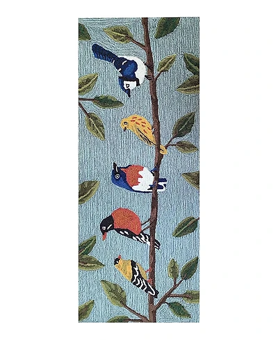 Liora Manne Frontporch Birds On A Branch Runner Area Rug, 2' x 5'