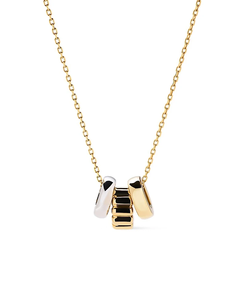 Ana Luisa Gold Pendant Two Tone Galaxy Necklace