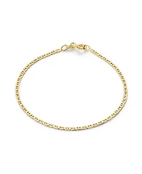Ana Luisa Solid Gold Flat Mariner Chain Bracelet