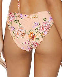 Lettuce Edge Side Tie Bikini Bottom