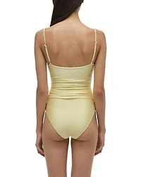 Laine Ruched Cup Underwire One Piece Swimsuit