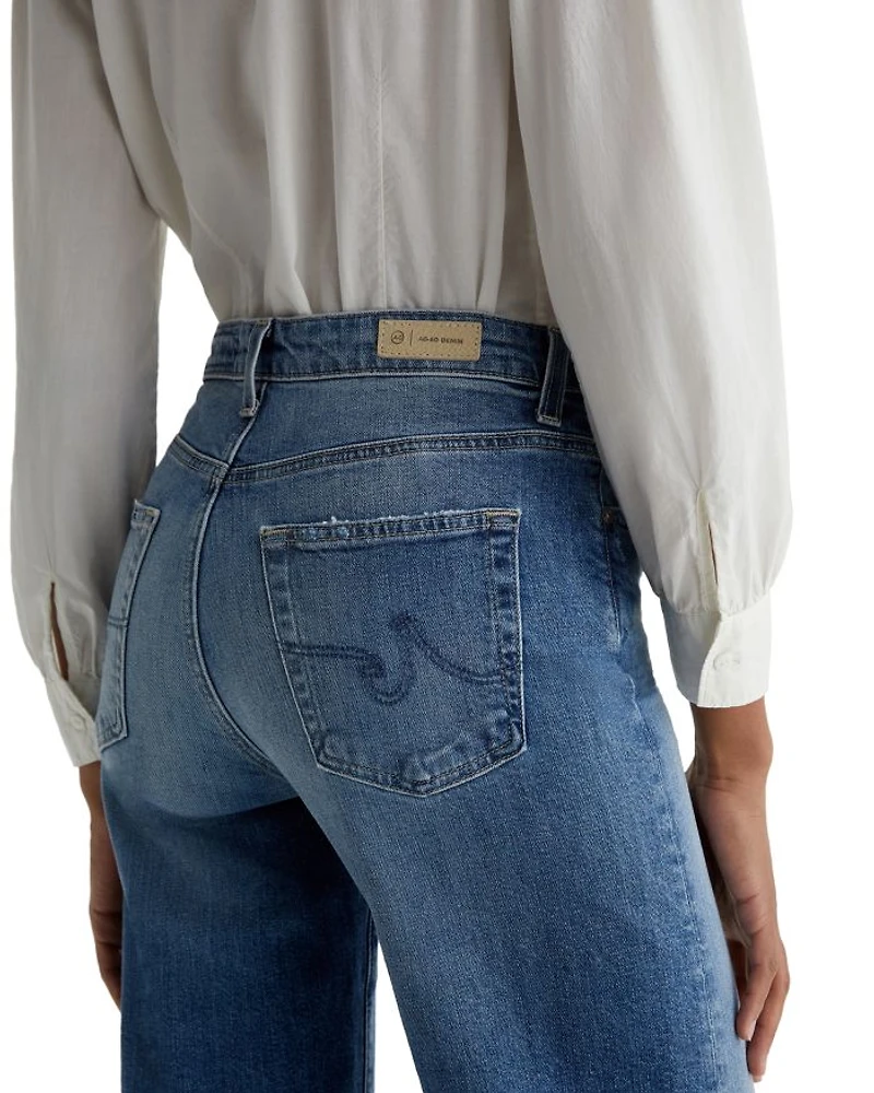 Saige High Rise Wide Leg Cropped Jeans 16 Years Postcard